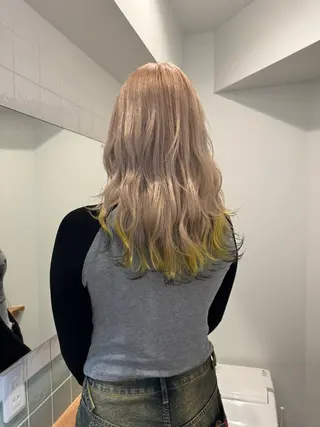 ロング カラー laff 新宿所属・ボブ/ケアパーマ/ レイヤー/縮毛矯正のヘアスタイル