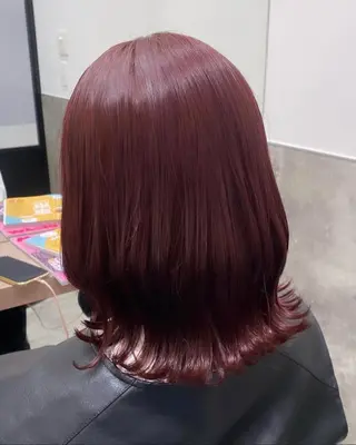 ミディアム カラー 💗ガーリーヘア🎀 saki💗のヘアスタイル