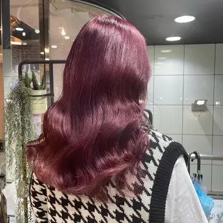 ロング カラー aya/小顔レイヤー /柔らかカラーのヘアスタイル