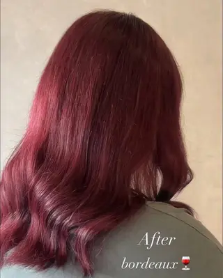 セミロング カラー ALLEN hair 郡山店所属・和久 夢彩のヘアスタイル
