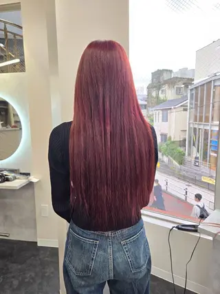 ロング カラー CORE 新宿所属・セキ ユキ🦋のヘアスタイル