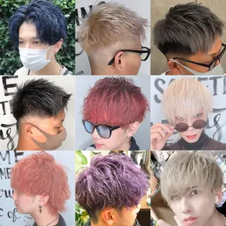 メンズ エクステ・髪質改善・ ブリーチ・吉田大介のヘアスタイル