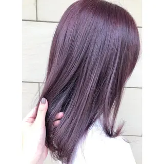 ミディアム カラー ヘアアレンジ 🌺まなみ/ うる艶カラー🌺のヘアスタイル
