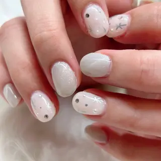 ネイル はあとねいる筑紫口店 Hitomiのネイルデザイン