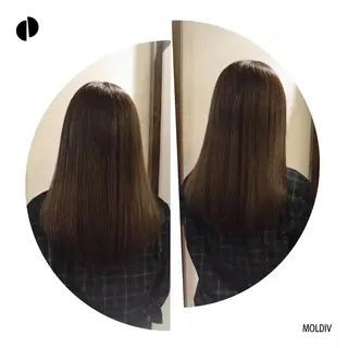 セミロング カラー ✨縮毛矯正✨髪質改善 ナカシマ ユミのヘアスタイル