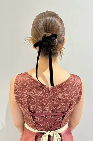 セミロング ヘアアレンジ ヘアアレンジ支持率 No.1🥇RIKOのヘアスタイル