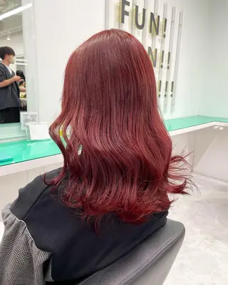 ロング カラー ダメージレスハイ トーン💖kanonのヘアスタイル