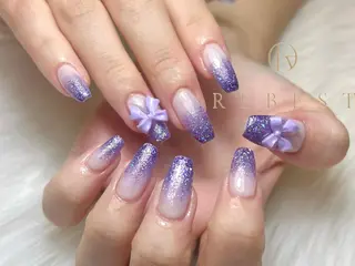 ネイル ❤️💛REBEST 付け放題Nailのネイルデザイン