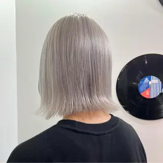 ショート カラー パーマ ヘアアレンジ メンズ キッズ ネイル マツエク・マツパ アイブロウ 🧨ブリーチー×ボブ レイヤー💎じゅえるのヘアスタイル