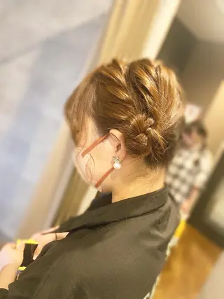 ヘアアレンジ 清川 椿咲のネイルデザイン