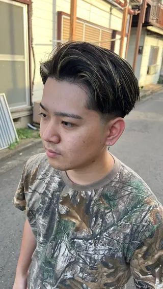 ショート メンズ 荻沼 快のヘアスタイル