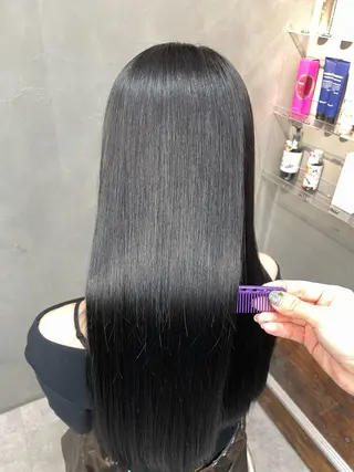 ロング カラー TNB TOKYO所属・Insta 指名 No.1KURUMIのヘアスタイル