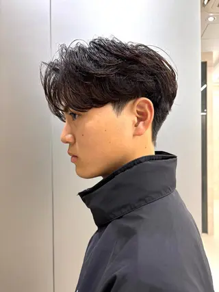 メンズ kalm所属・✵TAKUMI/ 横浜/センターパートのヘアスタイル