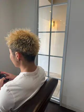 ショート メンズ 日比 海夏太のヘアスタイル