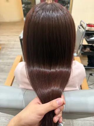 セミロング カラー Amber 池袋所属・クロギ リョウのヘアスタイル