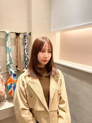 ロング カラー 艶カラー/透明感 /ヒグチアオイのヘアスタイル