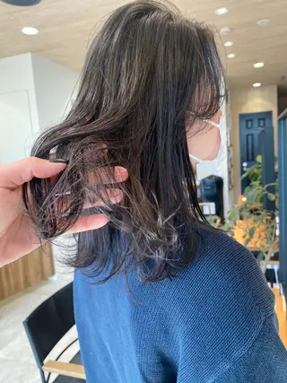 セミロング カラー パーマ指名No1 /namiのヘアスタイル