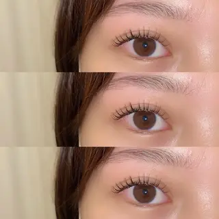 マツエク・マツパ アイブロウ 肌に馴染むハイトーン /ミルクティーカラーのヘアスタイル