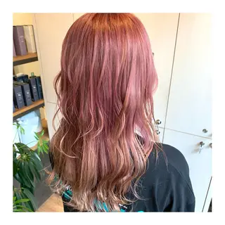 ロング カラー あべ ゆうかのヘアスタイル