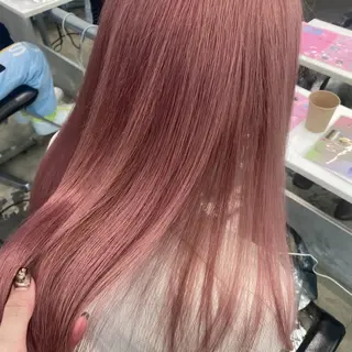 セミロング カラー ヘアアレンジ 💗💗韓国レイヤー yu-ki💗💗のヘアスタイル