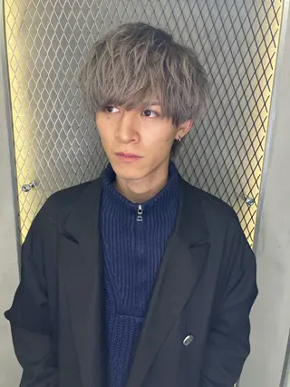 ショート カラー メンズ メンズカット/ 縮毛矯正町田佑人のヘアスタイル