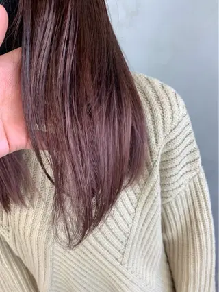 セミロング カラー 松野 和志のヘアスタイル