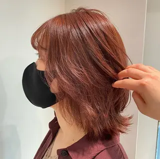 ミディアム GO TODAY SHAiRE SALON 原宿Stella店所属・𓍯柔らかhair 𓍯 yukinoのヘアスタイル