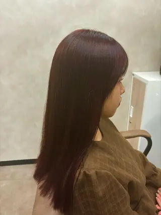 ロング カラー 竹内 滉太のヘアスタイル