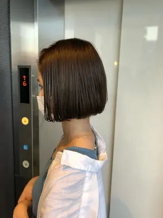 ショート the OSCAR所属・韓国ヘアスタイリスト Harukaのヘアスタイル