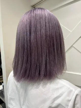 セミロング 🫧ハイトーン個性髪 🫧マヤのヘアスタイル