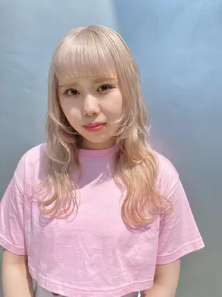 セミロング 淺谷 美紀のヘアスタイル