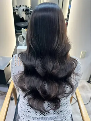 ロング 韓国風パーマ/ 韓国ヘア/大森千寛のヘアスタイル