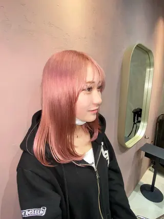 セミロング カラー 🗽デザインカラー/ パーマ/MIRU🗽のヘアスタイル