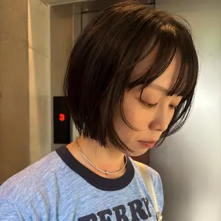 ショート カラー ボブ職人 /ミリヤのヘアスタイル