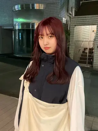 ロング カラー Qin shaire salon 原宿所属・🌿パーマ/ボブ/ レイヤー/Mikiのヘアスタイル