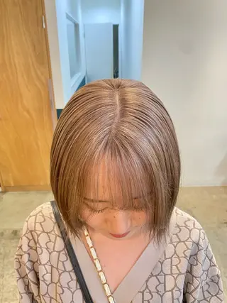 ショート カラー 聖斗 /ハイトーン/パーマのヘアスタイル