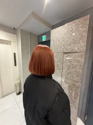 ショート ブラウン/盛れる 顔周り/髪質改善のヘアスタイル