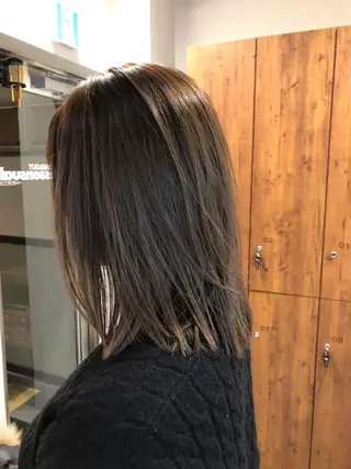 ミディアム カラー レイヤー,ボブ / 彩未のヘアスタイル