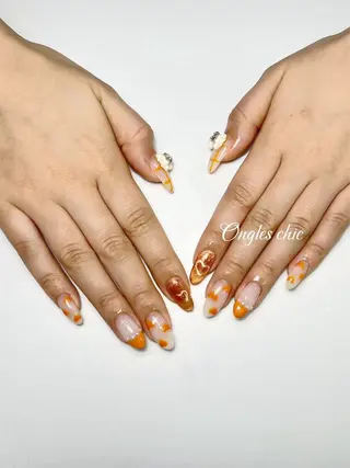 ネイル ongles chic24時間営業のネイルデザイン