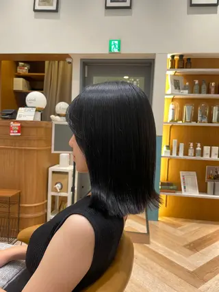 ミディアム 韓国レイヤー 🧸🤍ちずみのヘアスタイル