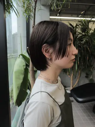 ショート カラー ダブルカラー/ ケアブリーチ/クニトのヘアスタイル