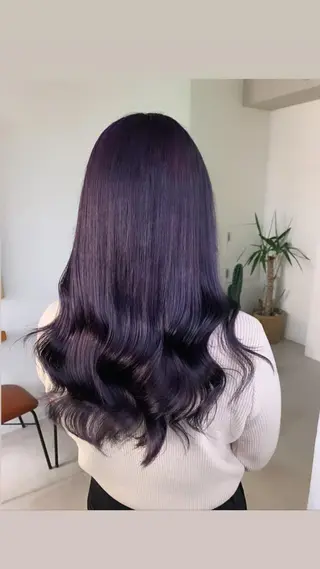 セミロング カラー FRAME+spa&hair roomなんば駅前店所属・🌸MAYU🌸 ハイトーン➕レイヤーのヘアスタイル