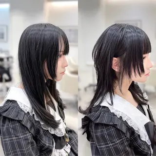 セミロング ガレリアエレガンテ栄店所属・ウルフカット/ ハッシュカット/山路のヘアスタイル