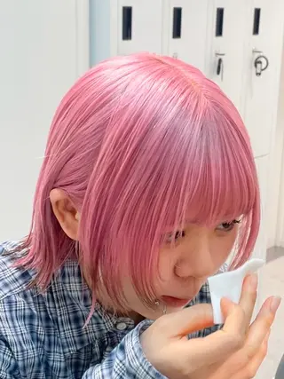 ミディアム カラー ヘアアレンジ 🦠カラーリスト/ 魚瀬あおい🦠のヘアスタイル