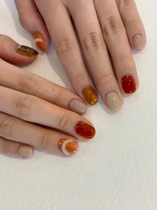 ネイル Flow nail所属・山本 七海のネイルデザイン