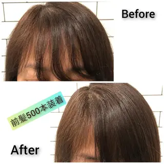 ミディアム ヘアアレンジ VOGUE所属・VOGUE 増毛エクステのヘアスタイル