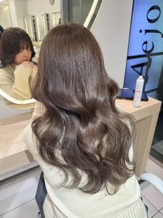ロング カラー レイヤーカット/ 縮毛矯正/西野和裕のヘアスタイル