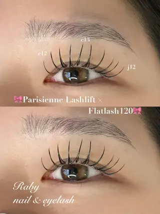 マツエク・マツパ Raby所属・Raby tomokaのマツエク・マツパデザイン