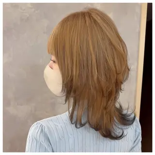 ミディアム カラー ショート・ハイトーン ズーキーのヘアスタイル