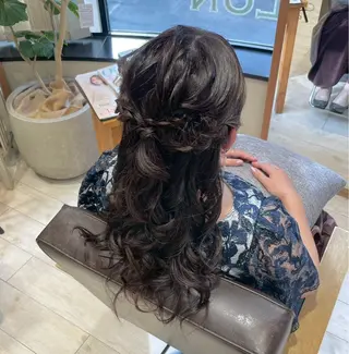 ヘアアレンジ ふわふわヘアメイク 🎀ななのヘアスタイル
